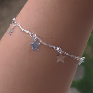 PULSEIRA ESTRELA EM PRATA