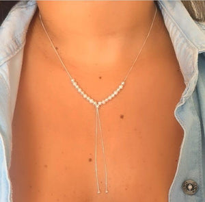 Colar Bolinhas Tiffany  (Regulável Até 60 Cm)