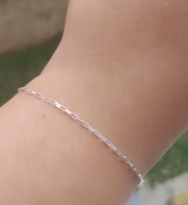 PULSEIRA FINA EM PRATA